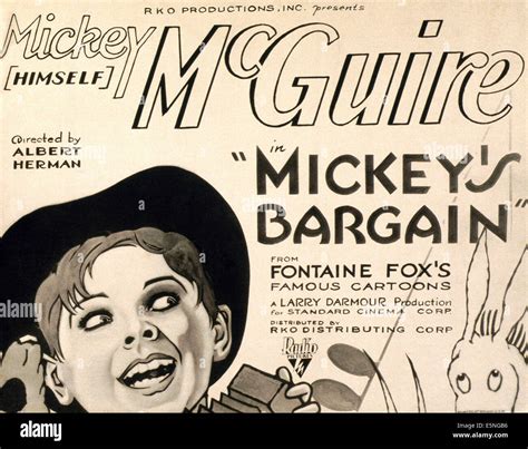 MICKEY'S BARGAIN, US lobbycard, Mickey Rooney, (aka Mickey McGuire ...