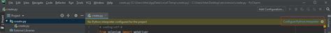 Image result for PyCharm No Python Interpreter Configured