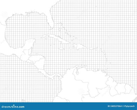 Blank Map Central America