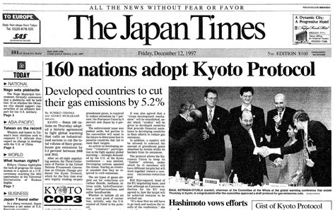 Japan Times 1997: 160 nations adopt Kyoto Protocol - The Japan Times
