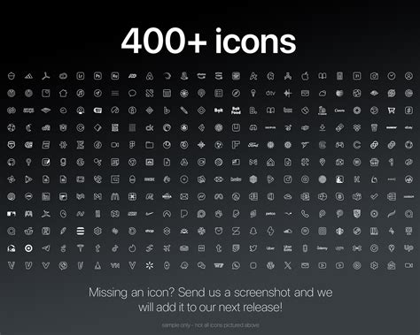 Black Ios Icon Pack, Minimal Dark Ios Icon Pack, Black and White Icon ...