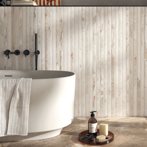 Blend Fluted Marble Effect Porcelain Tile – Collinson Ceramics