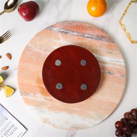 Marble Lazy Susan Online - Premium Platter | Nestasia