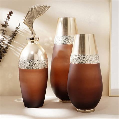 Buy Mystique Glass Embellished Vase from Home Centre at just INR 1899.0