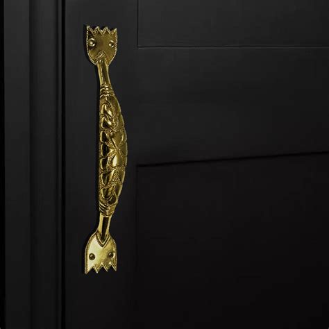 Heart Shape Door Handle 11.6" – mantra gold coatings