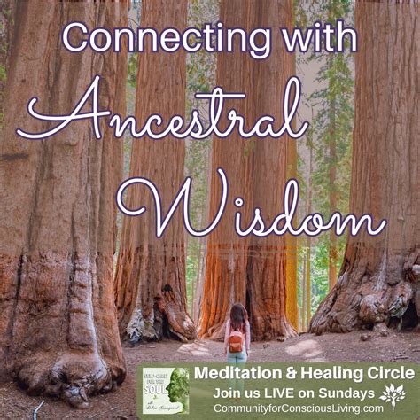 CCL-MHC 2025-0706 Connecting with Ancestral Wisdom IG-15 - Community for Conscious Living