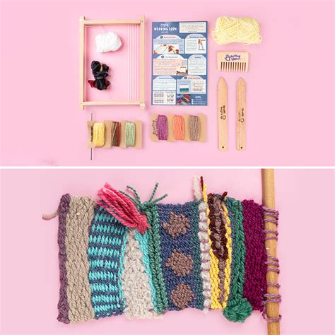 Buy Therapeutic Weaving DIY Kit with Wooden Frame Online On Zwende