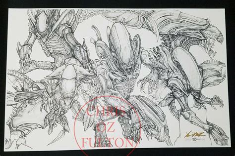 Alien Movie Drawing 的图像结果