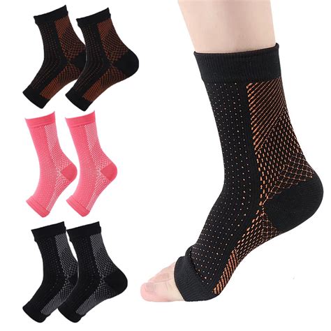3 Pairs Neuropathy Socks for Men Women, Soothe Compression Socks for Plantar Fasciitis Swelling ...