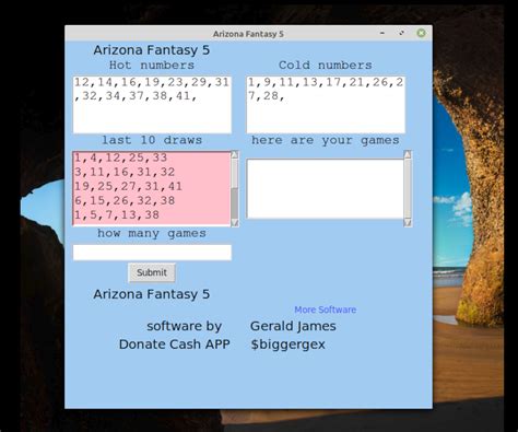 Arizona Fantasy 5 Numbers Software for Windows 7 8 & 10 - Etsy