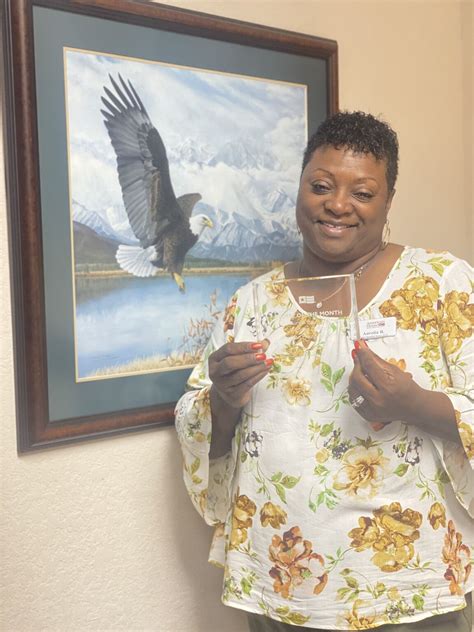 Happy Nurses Week to Aurelia Baker, who is our Wellness Director at American House Zephryhills ...