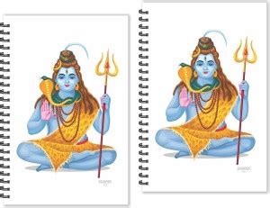 ESCAPER Lord Shiva Diaries (Ruled - A5 Size - Pack of 2 Diaries), Shiv ...