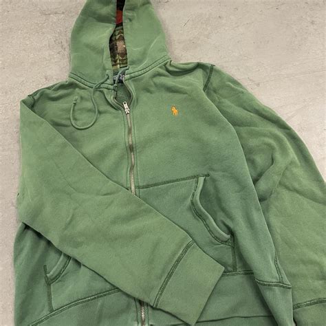 Polo Ralph Lauren Big & Tall Men's Green Hoodie | Depop