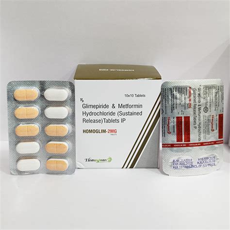 HOMOGLIM-2MG Tablets Homogreen Pharmaceuticals