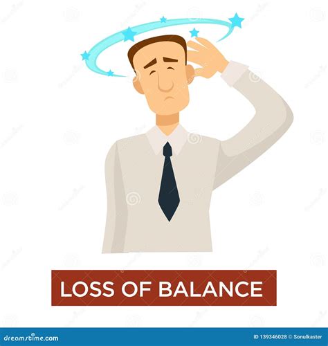 Loss of Balance Dizziness Stroke Symptom Disease Prevention Stock ...