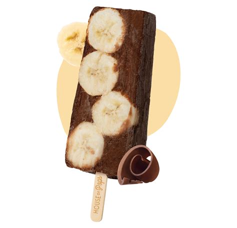 Chocolate Ice Cream with Banana | House of Pops
