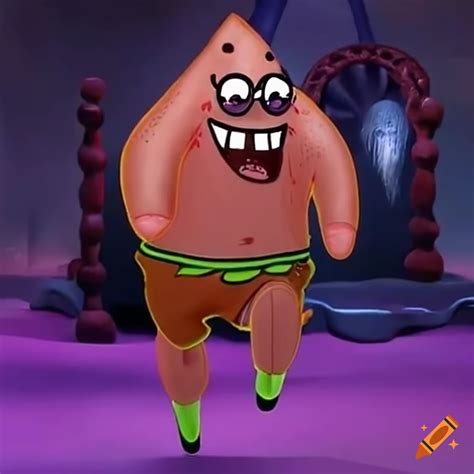Patrick Star Running With Pants Down