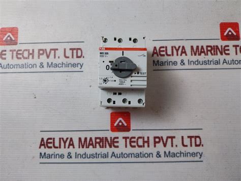 Abb Ms 325 Manual Motor Starter 400V~ – Aeliya Marine Tech