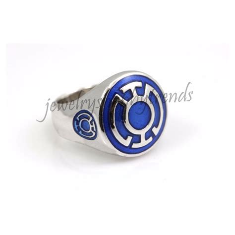 Blue Lantern Ring And Battery