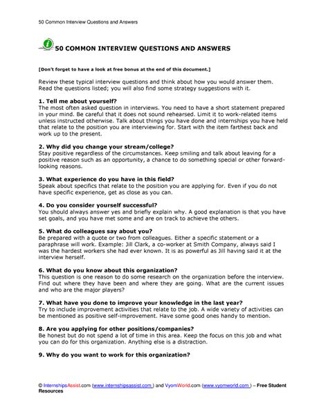 Image result for Commonly Asked Interview Questions