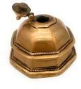 Bhunes Brass Inkpot | Ink Pot | Ink |Pot | Brass | Showpeice ...
