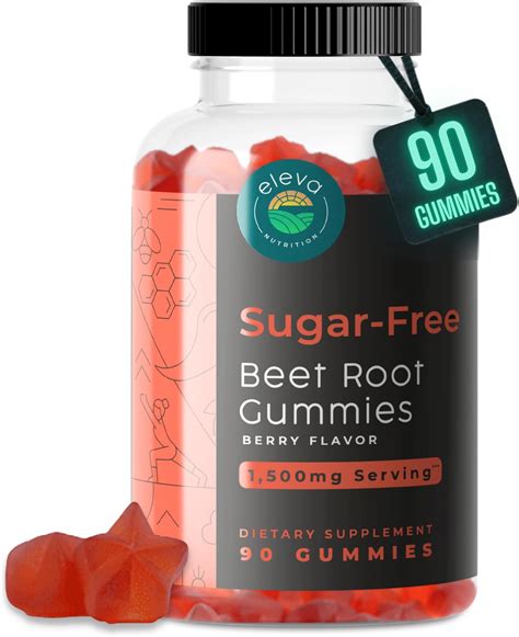 Amazon.com: Natrava Beets+ Gummies - Organic Beet Root Powder, Grape ...