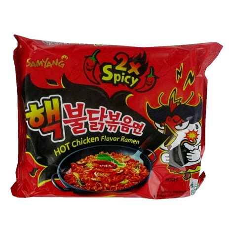 Samyang Hot Chicken Ramen 2X Spicy Noodles, 140 g : Amazon.in: Grocery ...