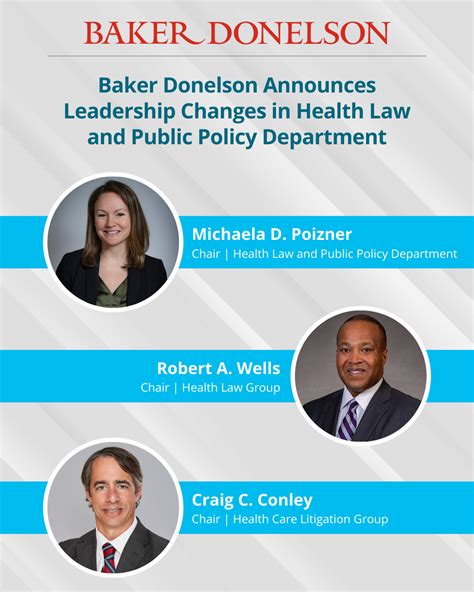 Baker Donelson Announces Leadership Changes in Health Law and Public ...