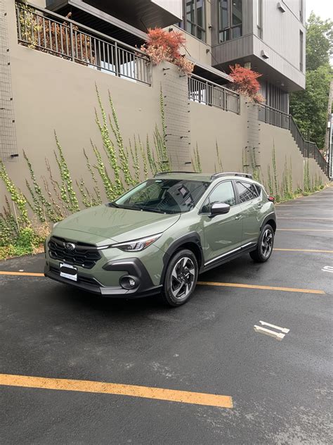 My 2024 Crosstrek in Alpine Green w/ Dashcam (Front+Rear)! : r/Crosstrek