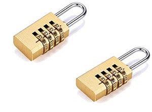 Hyderon 4 Digit Brass Re-Settable Combination Padlock Lock - Buy ...