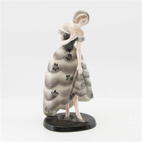 Claire Reis figurine, Goldscheider Austria, first half of the 20th century, signed. - Bukowskis