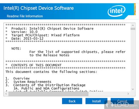 Intel Chipset Software Installation Utility - Screenshots