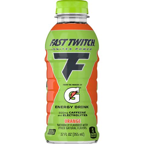 Cytosport, Fast Twitch, Orange Flavored, Energy Drink - SmartLabel™