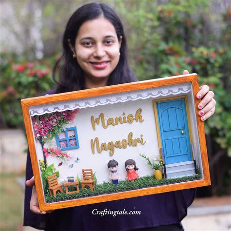 "THE MAIN DOOR" HOUSE NAMEPLATE DESIGN 2 – CraftingTale