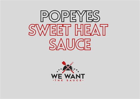 Popeyes Sweet Heat Sauce Recipe ⋆ We Want The Sauce