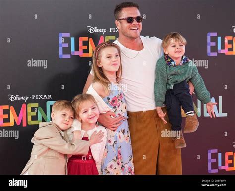 Los Angeles, USA. 08th June, 2023. Dan Reynolds and Kids arrives at the ...