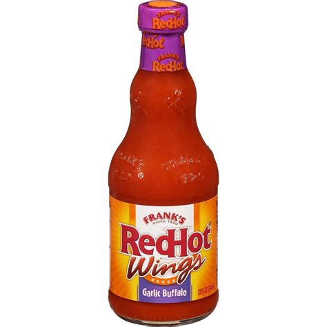Frank's RedHot Garlic Buffalo Wings Hot Sauce - Shop Specialty sauces ...