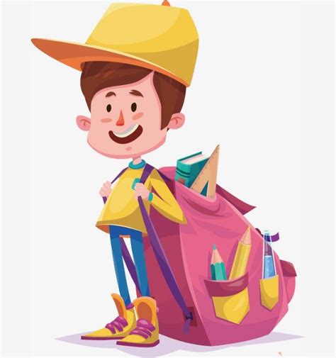 背着一个大书包的小男孩动漫卡通形象人物设计_漫品狗_MG动画短片素材_flash源文件_动漫矢量图免费素材网