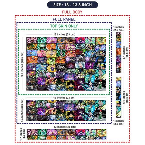 Shop Anime Power Sticker Bomb Laptop Skin | Buy Online Now – SkinsLegend