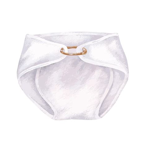 Premium Vector | Baby Diaper vector illustration Hand drawn graphic ...