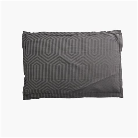 Buy Zepher Hexa Set of 2 Cotton Jacquard Pillow Covers - 70x45cm from ...