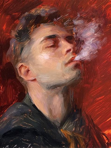Suchitra Bhosle - "Dreamy Repose" Oil Painting For Sale at 1stDibs