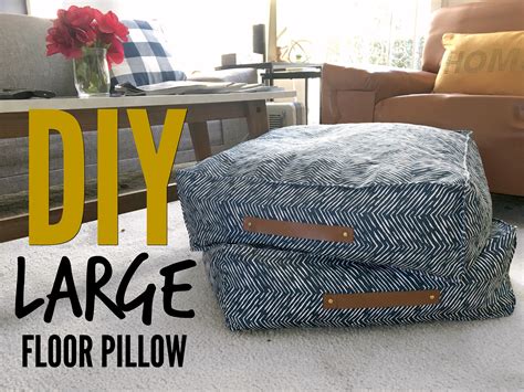 DIY Large Floor Pillows | Large floor pillows, Floor pillows diy, Floor ...
