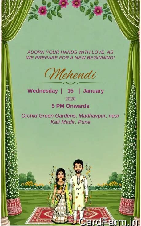Card Farm: Online Indian Wedding Invitation Maker - Free and Customizable