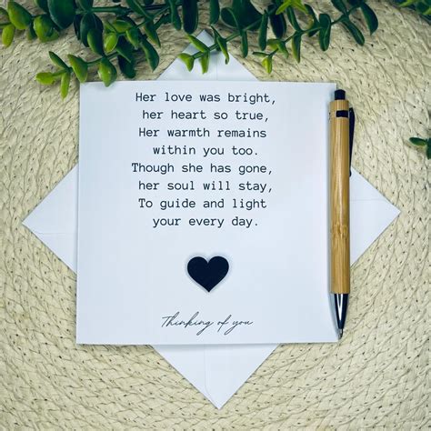 Sympathy Card, Condolence Card, Bereavement Card, Sorry for Your Loss, Handmade Card, Thinking ...
