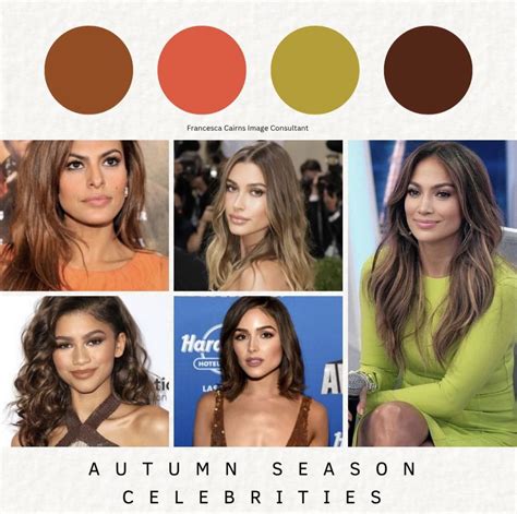Autumn celebrities 🍂 | Deep autumn color palette, Autumn color palette ...