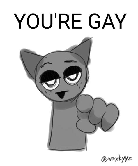 Ame | Pan-drawer 🥞 on Instagram: "this is a sign 🏳‍🌈 gray from sprunki ...