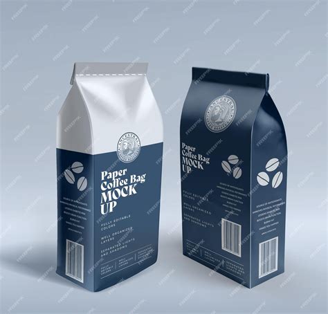 Coffee bag mockup | Premium PSD