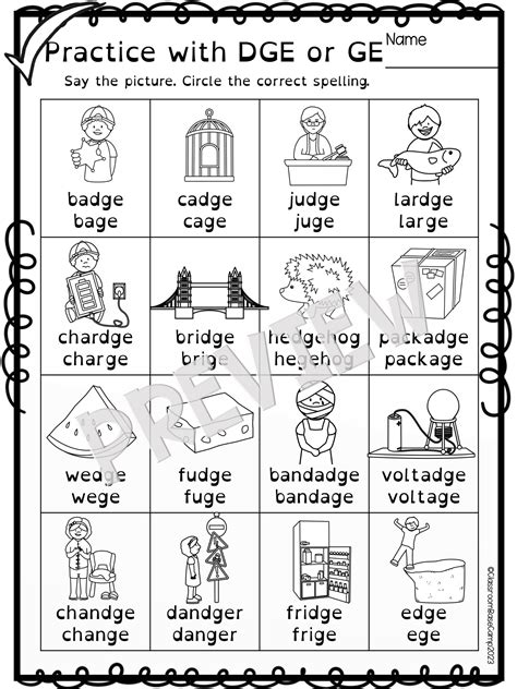 1st Grade Spelling Free Printable Worksheets