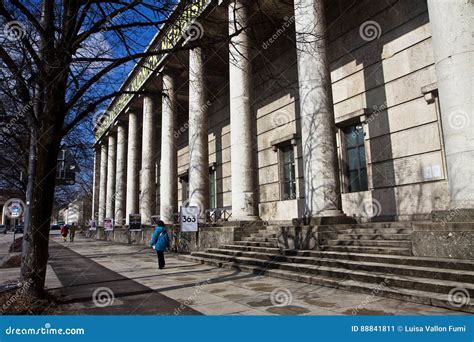 Munich, Haus Der Kunst House of Art Modern Art Museum, Facade Editorial ...